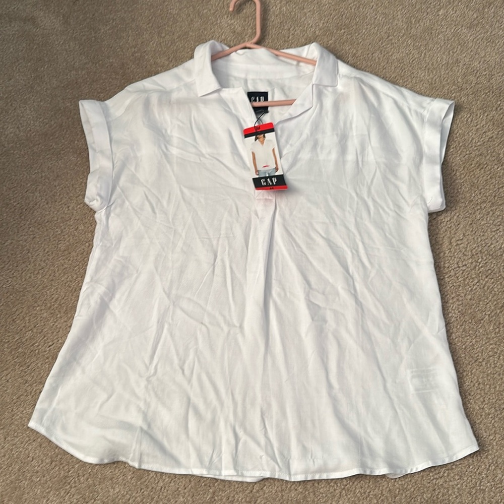 Gap White Blouse